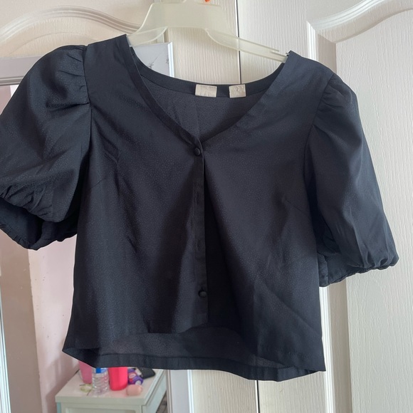 Levi’s puff sleeve button up blouse - Picture 1 of 3